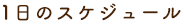 1日のスケジュール